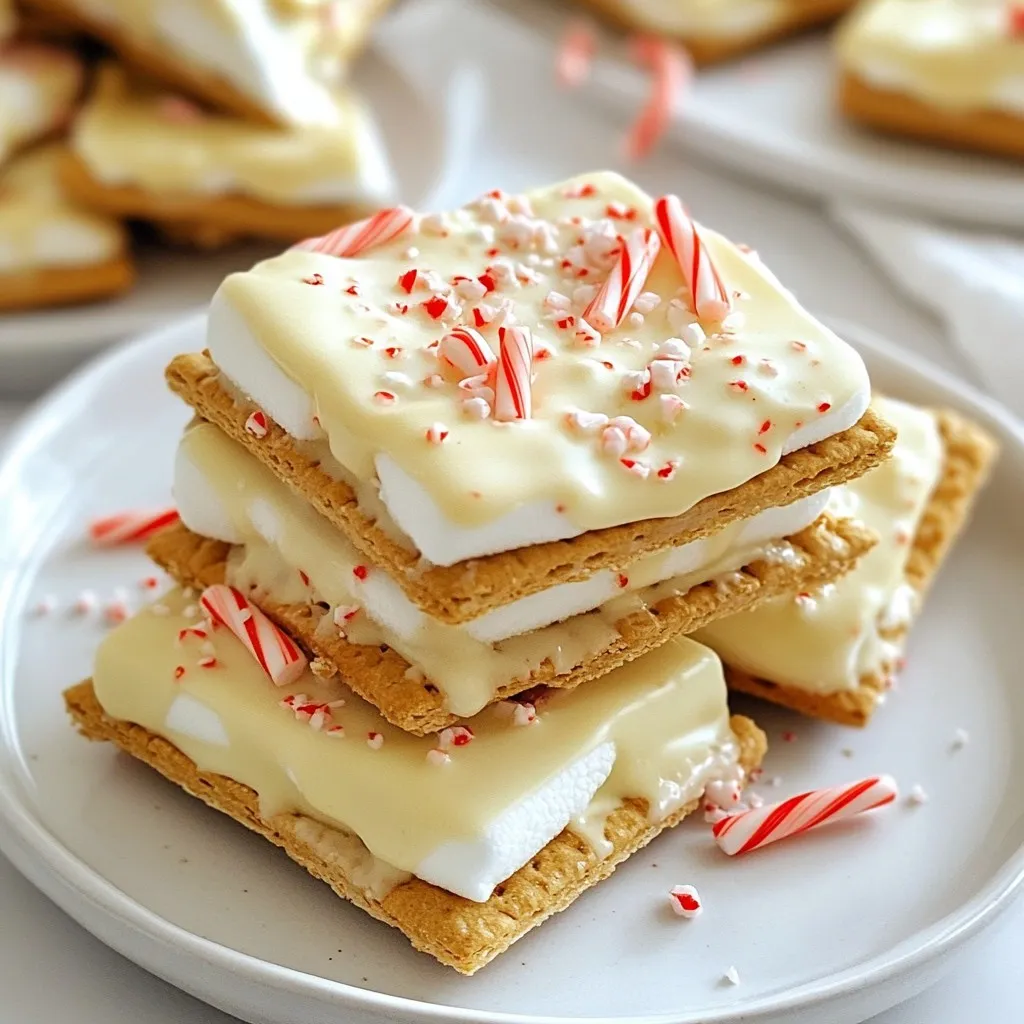 Peppermint Bark S&#8217;mores Irresistible Holiday Treat