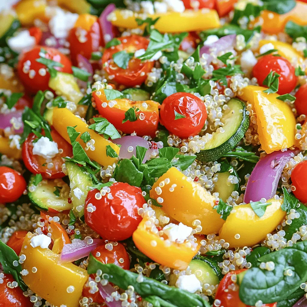 Roasted Vegetable Quinoa Salad Flavorful and Nutritious