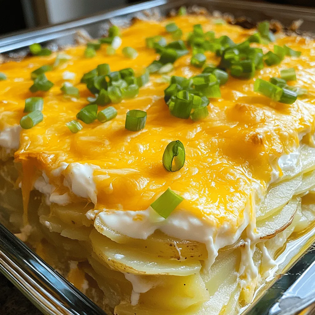 Cheesy Potato Casserole Flavorful Comfort Food Delight