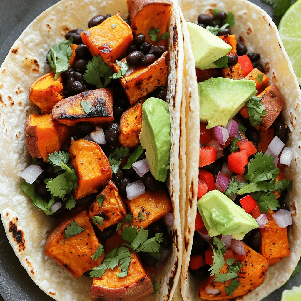 Flavorful Sweet Potato and Black Bean Tacos Recipe