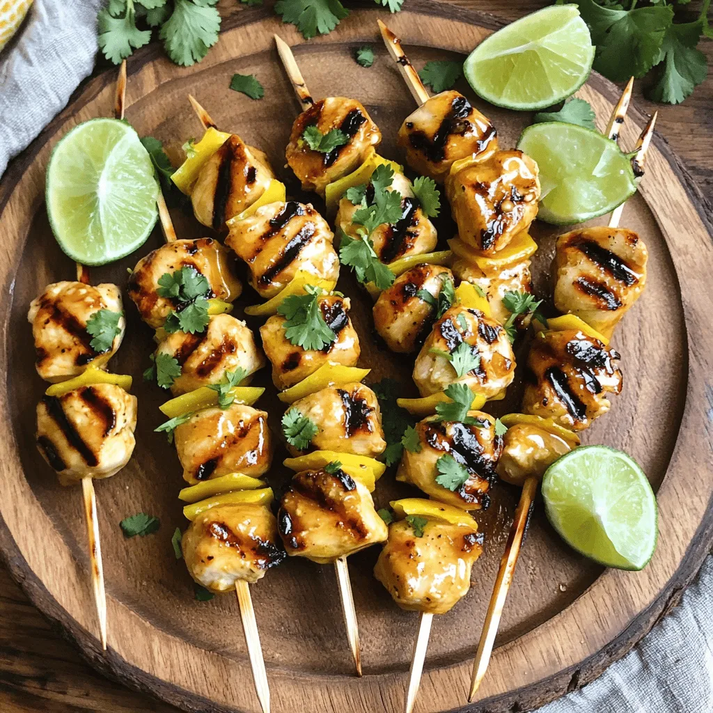 Honey Lime Grilled Chicken Skewers Tasty and Easy Meal