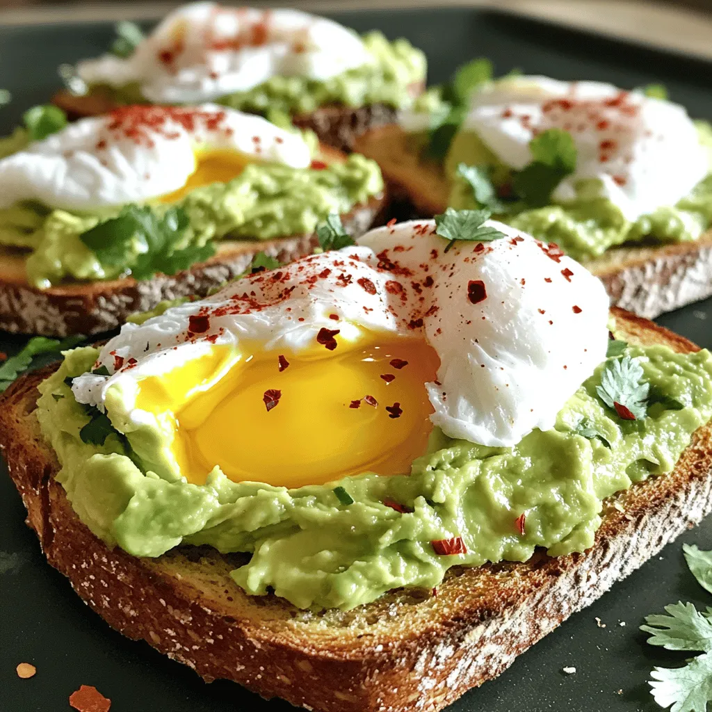 Nutritious Avocado Toast with Poached Egg Recipe