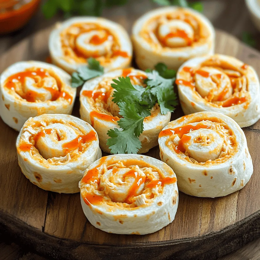 Buffalo Chicken Pinwheels Tasty and Easy Recipe