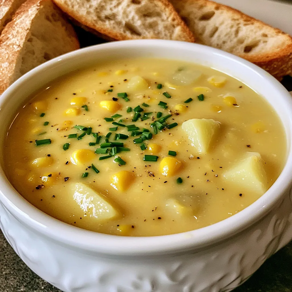 Slow Cooker Creamy Corn Chowder Simple and Delicious
