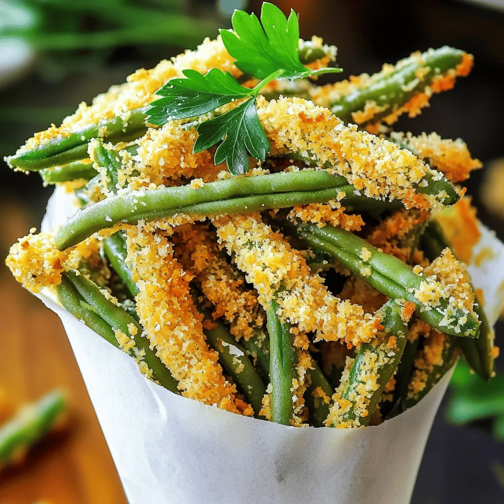 Crispy Air Fryer Green Bean Fries Delightful Snack