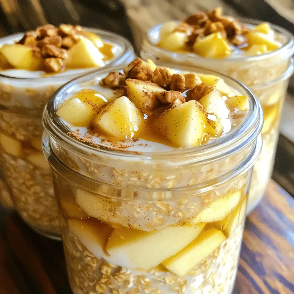 Apple Cinnamon Overnight Oats Easy and Tasty Recipe