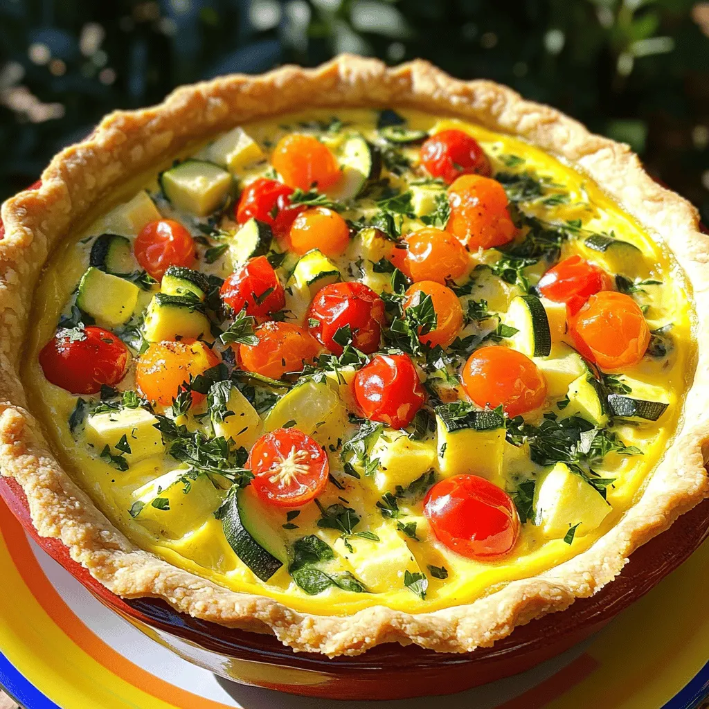 Flavorful Vegetable Quiche Easy and Satisfying Recipe