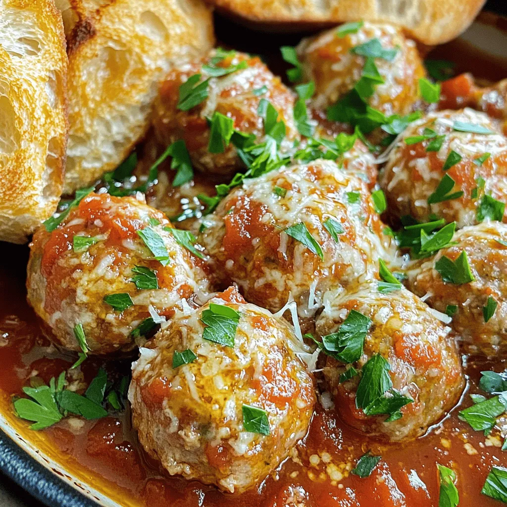 Easy Turkey Meatballs with Marinara Quick Recipe