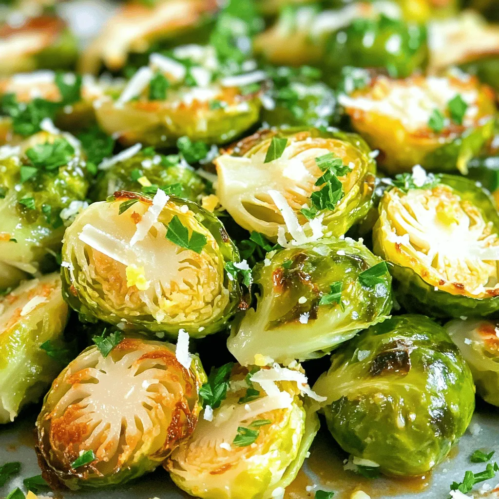 Lemon Garlic Roasted Brussels Sprouts Easy Flavor Boost
