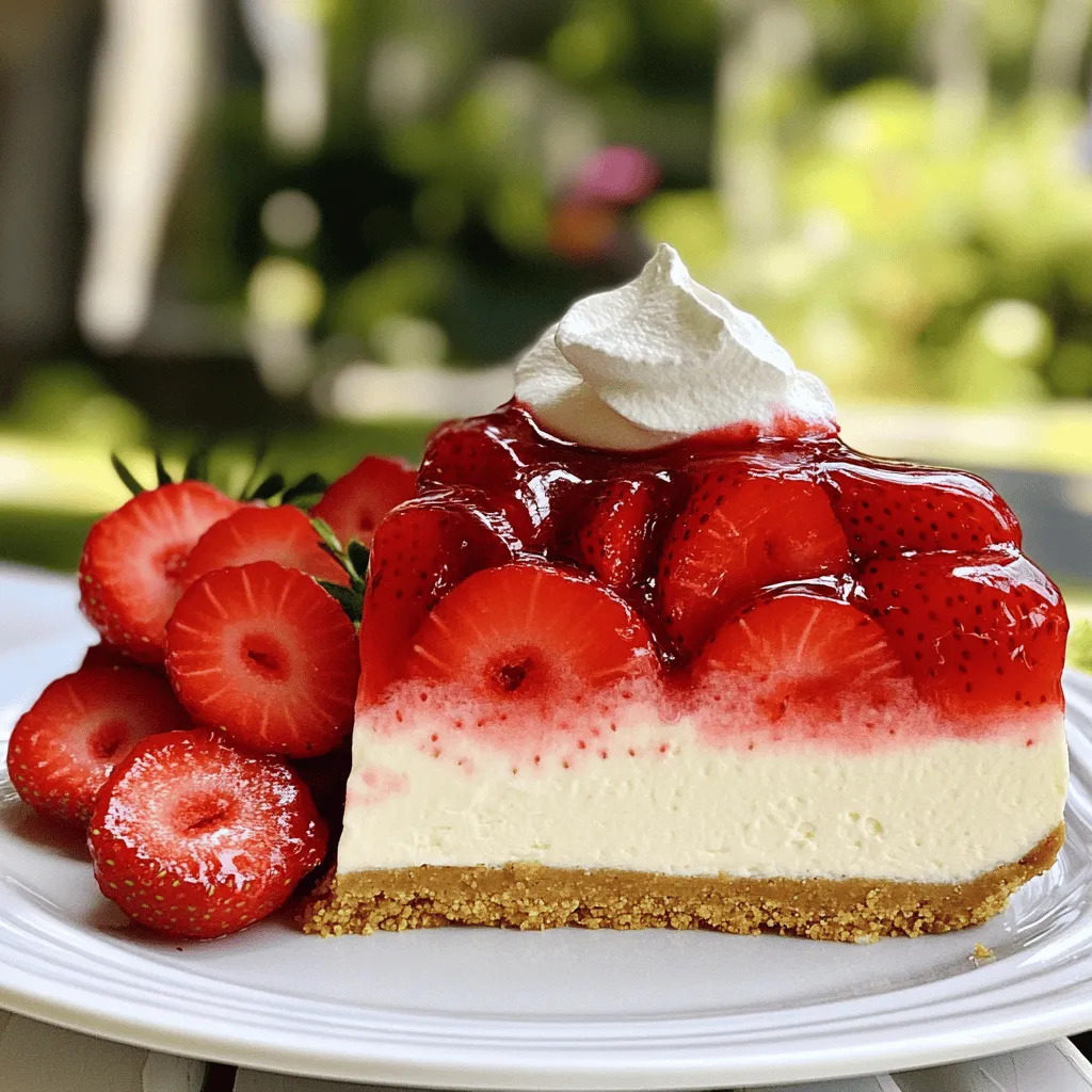 No Bake Strawberry Cheesecake Delightful Easy Recipe