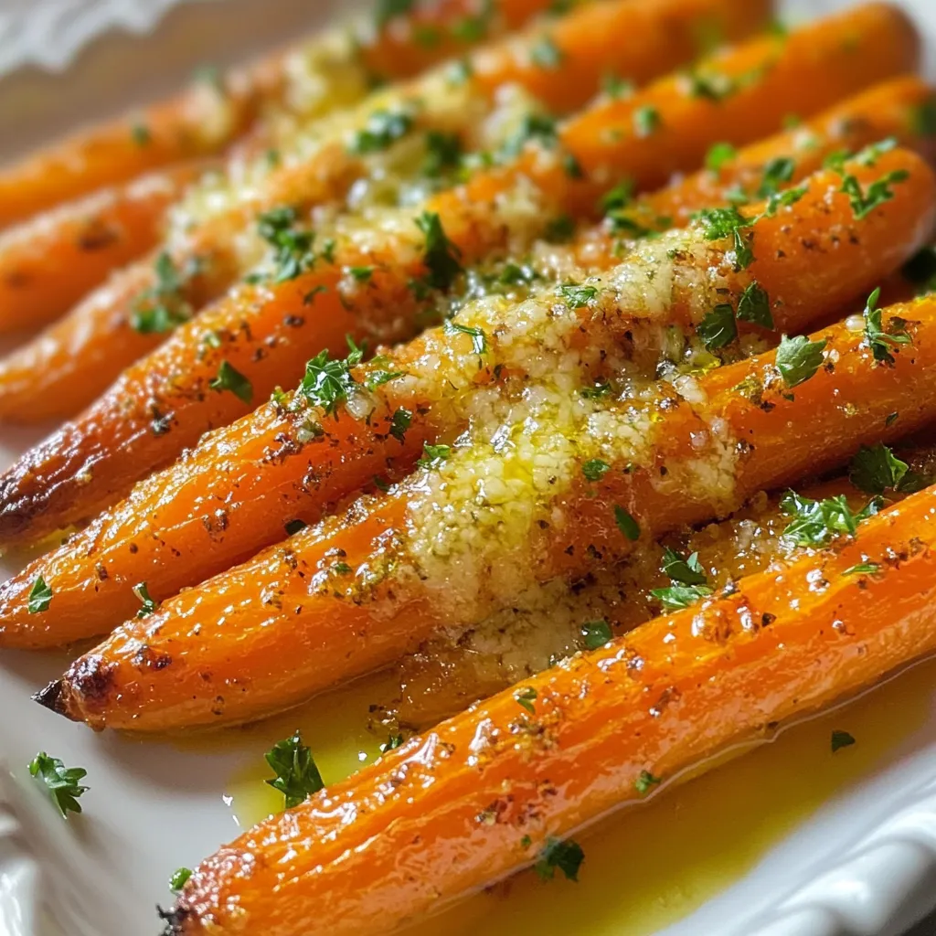Garlic Parmesan Roasted Carrots Savory and Simple Dish