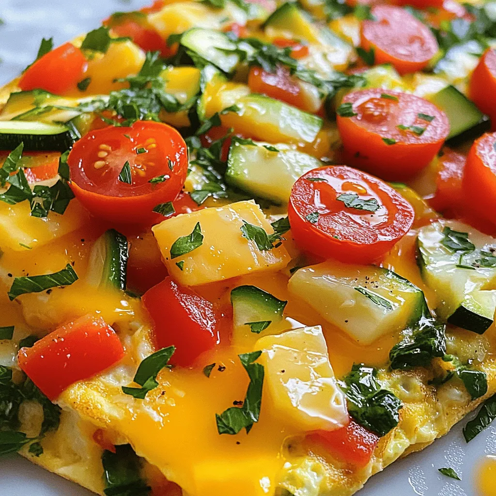 Loaded Veggie Omelet Deliciously Nutrient-Packed Meal