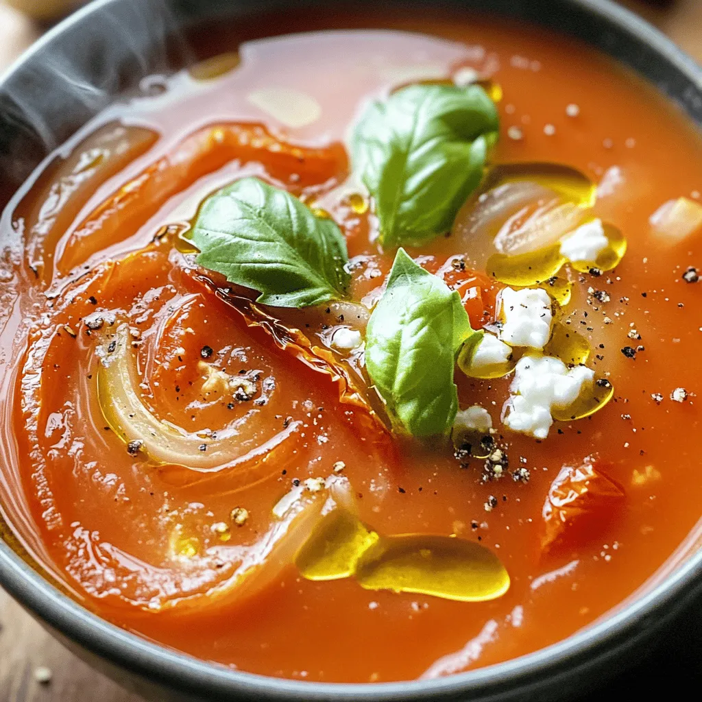 Roasted Tomato Basil Soup Flavorful Comfort Dish