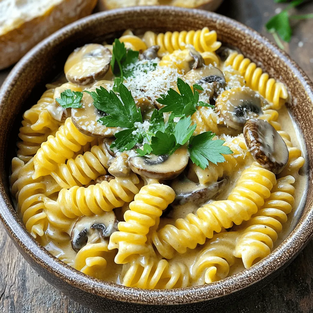 One-Pot Creamy Mushroom Pasta Simple Delight Recipe