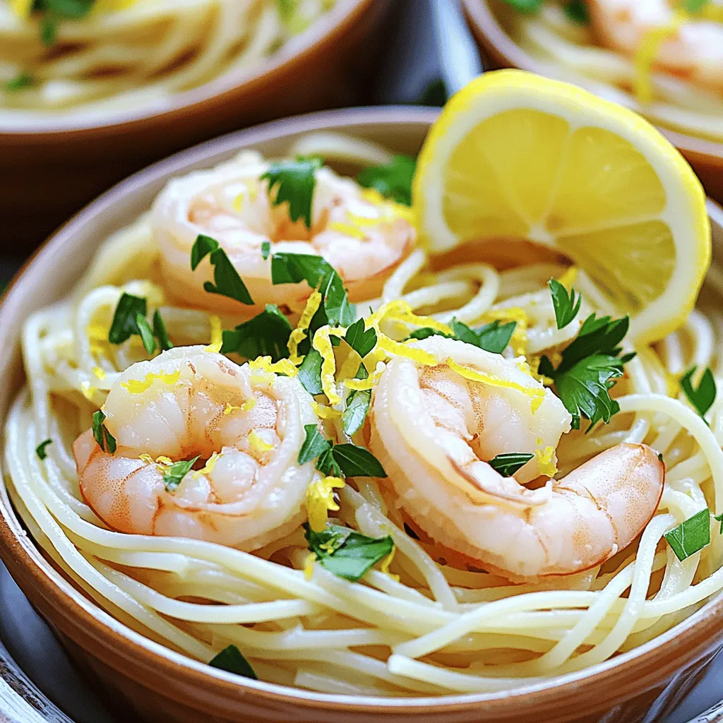 Lemon Garlic Shrimp Pasta Simple Flavor Boost