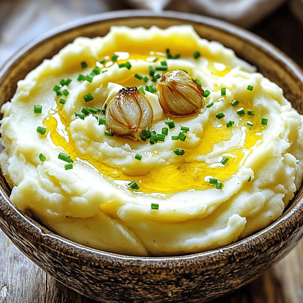 Roasted Garlic Mashed Potatoes Creamy Comfort Dish