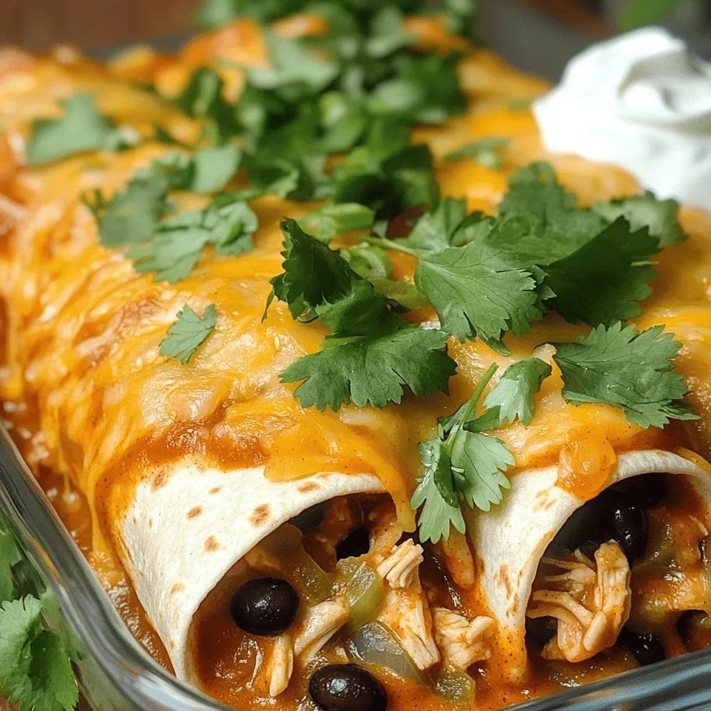 Classic Chicken Enchiladas Flavorful and Easy Recipe