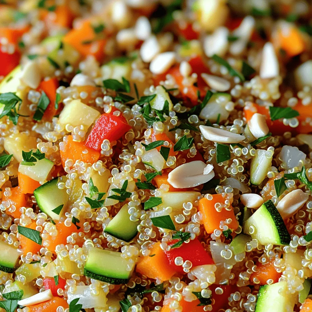 Quinoa Vegetable Pilaf Tasty and Nutritious Meal