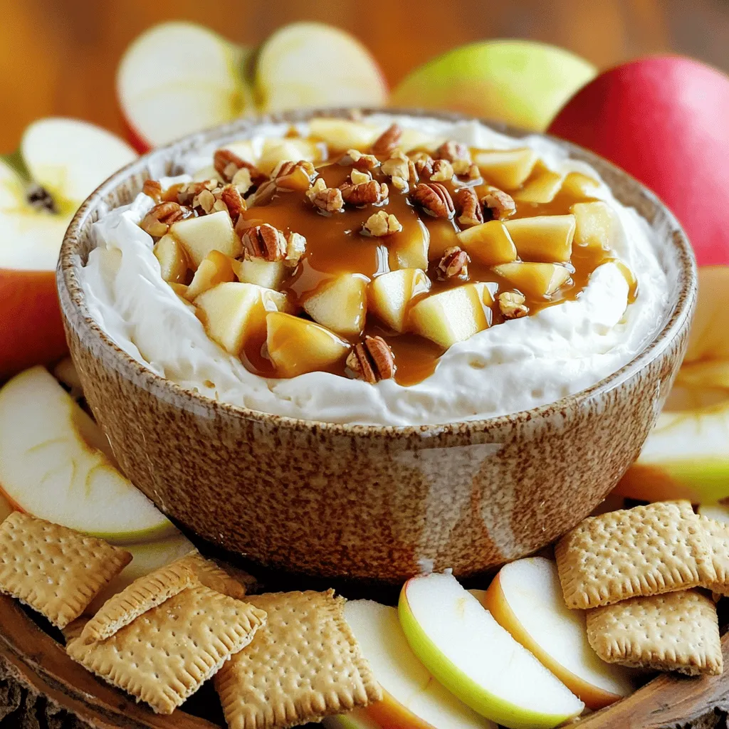 Caramel Apple Cheesecake Dip Delightful Dessert Idea