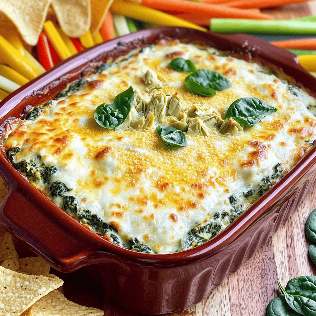 Creamy Spinach Artichoke Dip Flavorful Party Favorite