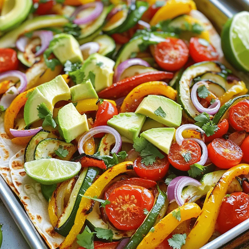 Sheet Pan Veggie Fajitas Flavorful and Easy Recipe