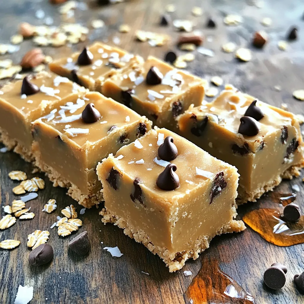 No-Bake Chocolate Chip Cookie Dough Bars Delight