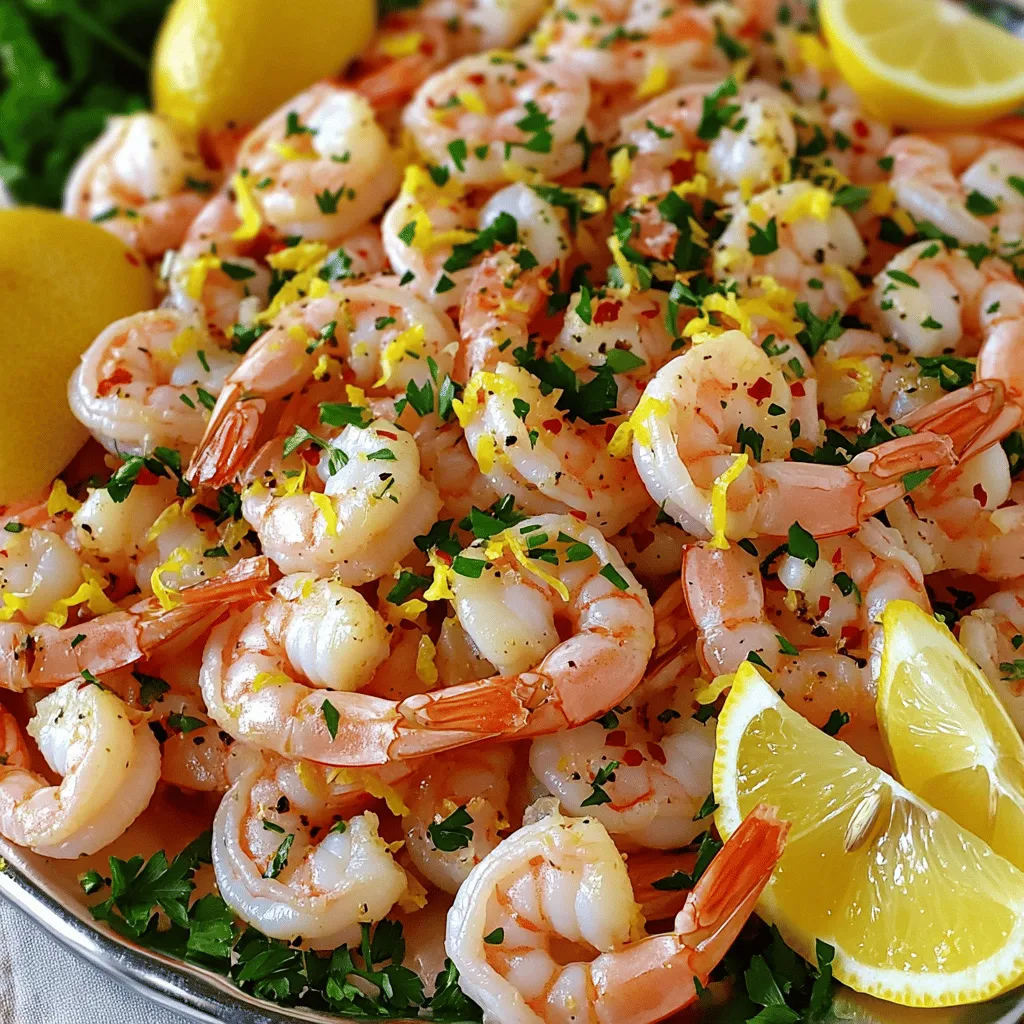 Zesty Lemon Garlic Shrimp Flavorful and Quick Meal