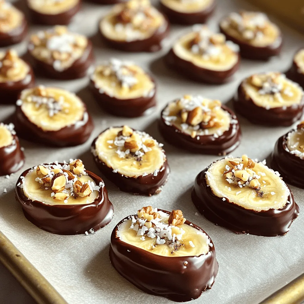 Chocolate Covered Banana Bites Irresistible Snack Treat