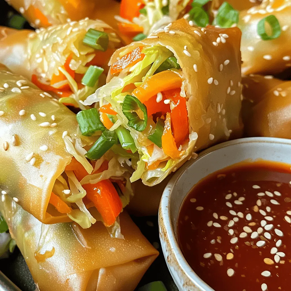 Air Fryer Veggie Spring Rolls Crispy and Tasty Delight