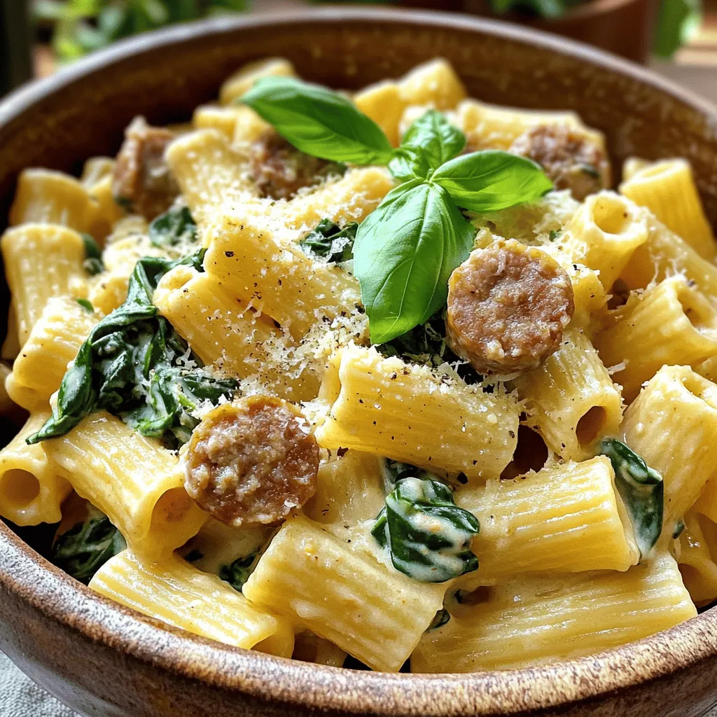 Creamy Sausage Rigatoni Flavorful Dinner Delight