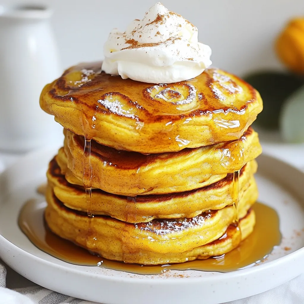 Cinnamon Swirl Pumpkin Pancakes Quick and Tasty Treat