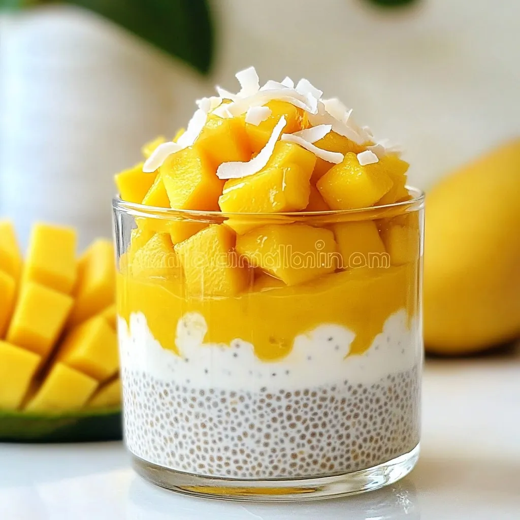 Coconut Mango Chia Pudding Delightfully Easy Recipe