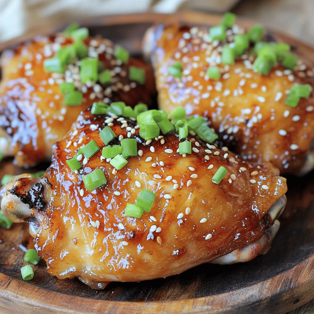 Honey Garlic Chicken Thighs Tender and Flavorful Dish