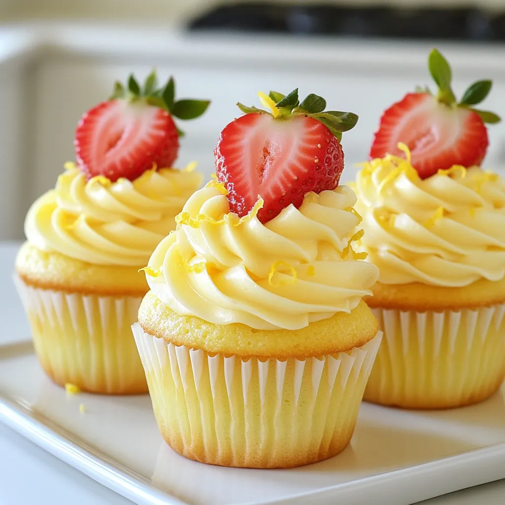 Strawberry Lemonade Cupcakes Delightful and Easy Recipe