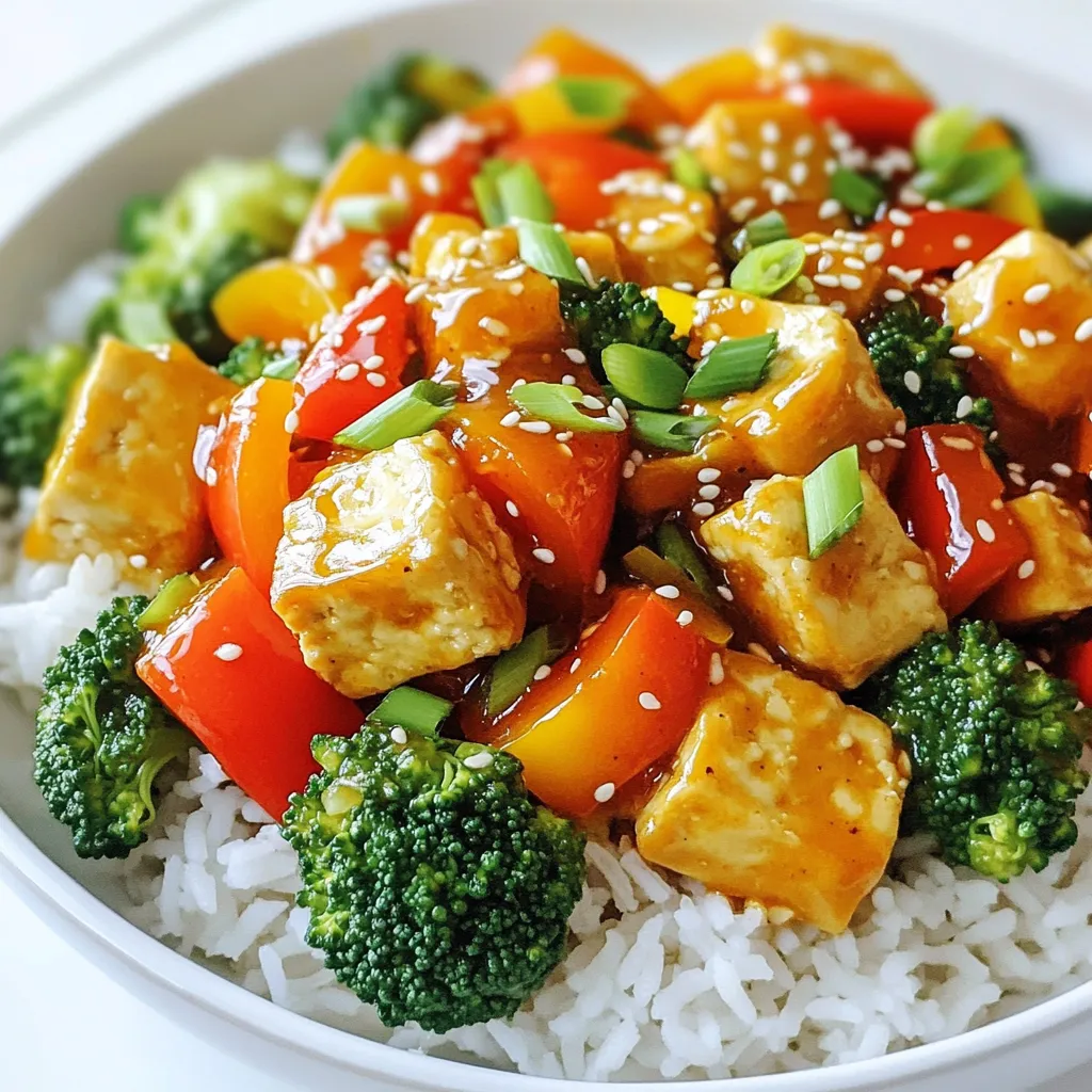 Better Than Takeout Sweet Chili Tofu Delight