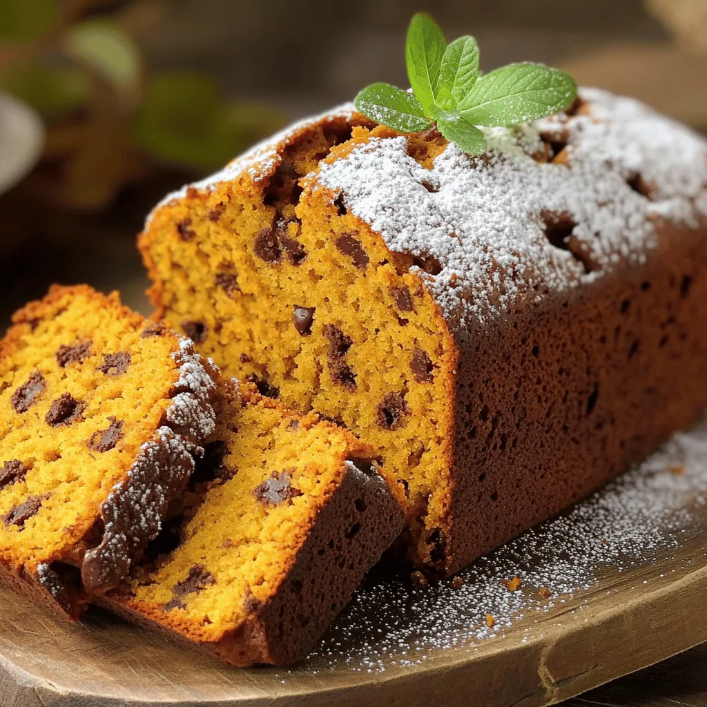 Chocolate Chip Pumpkin Bread Rich and Flavorful Delight