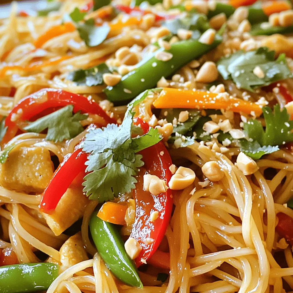 Sweet and Spicy Thai Noodles Simple and Delicious Dish