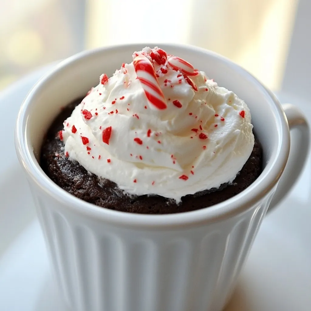 Chocolate Peppermint Mug Cake Festive and Flavorful Treat