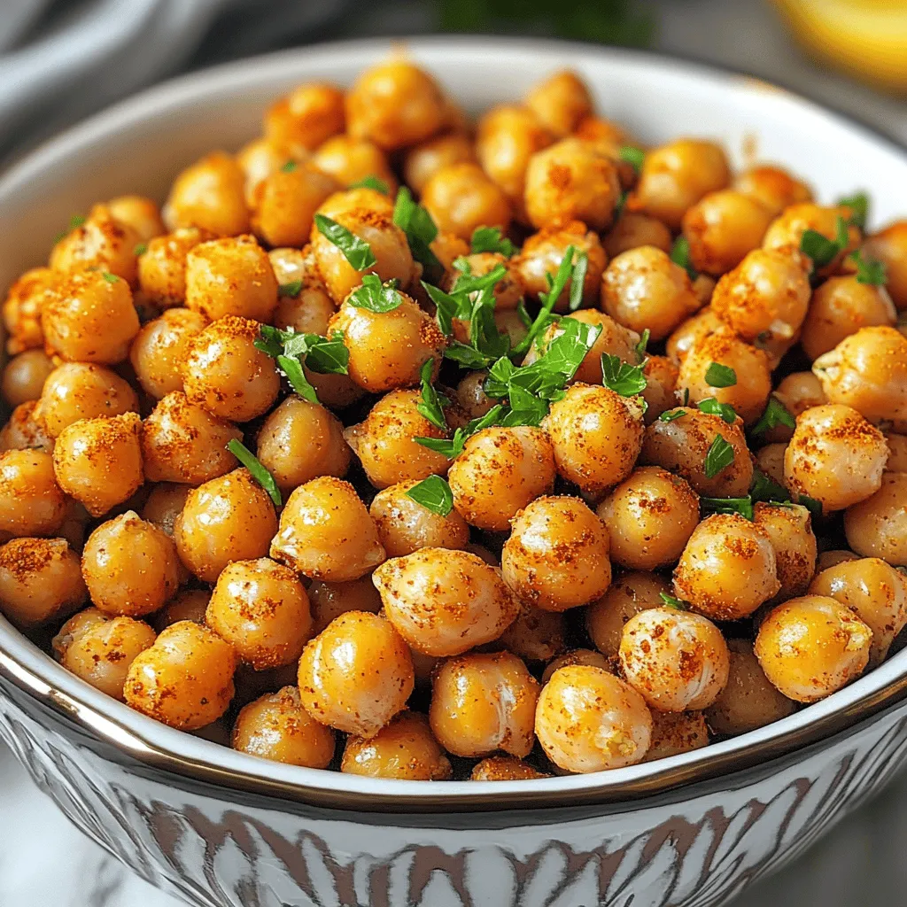Crispy Air Fryer Chickpeas Flavorful and Healthy Snack