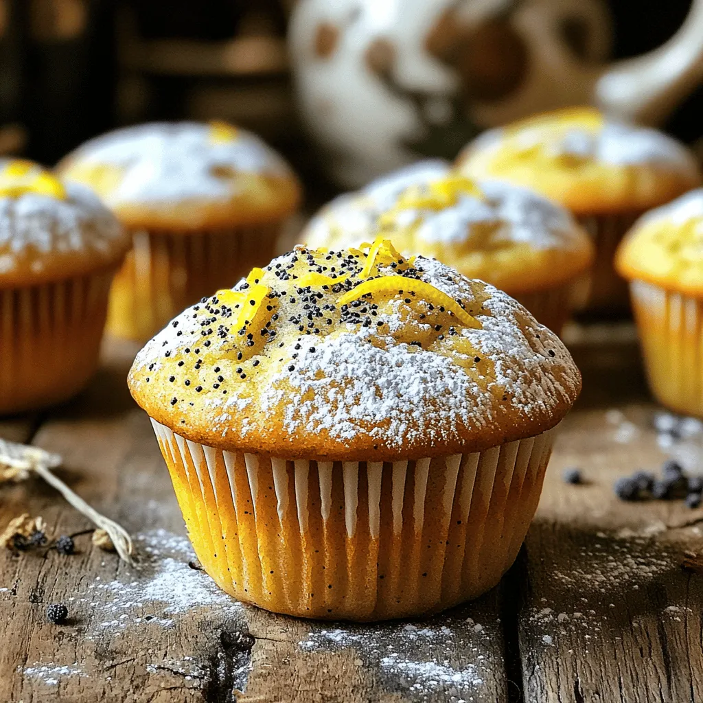 Lemon Poppy Seed Protein Muffins Healthy and Tasty