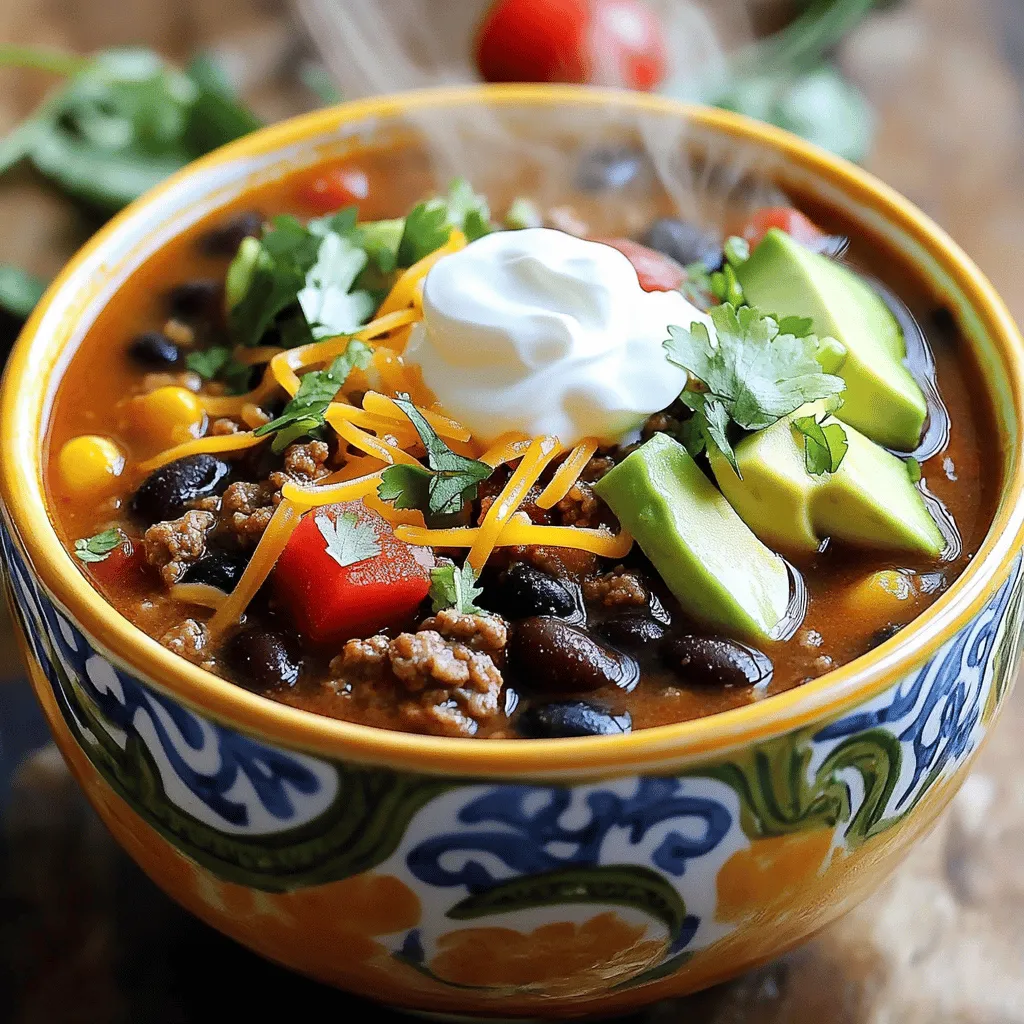 Quick &#038; Easy Taco Soup Flavorful Comfort Bowl