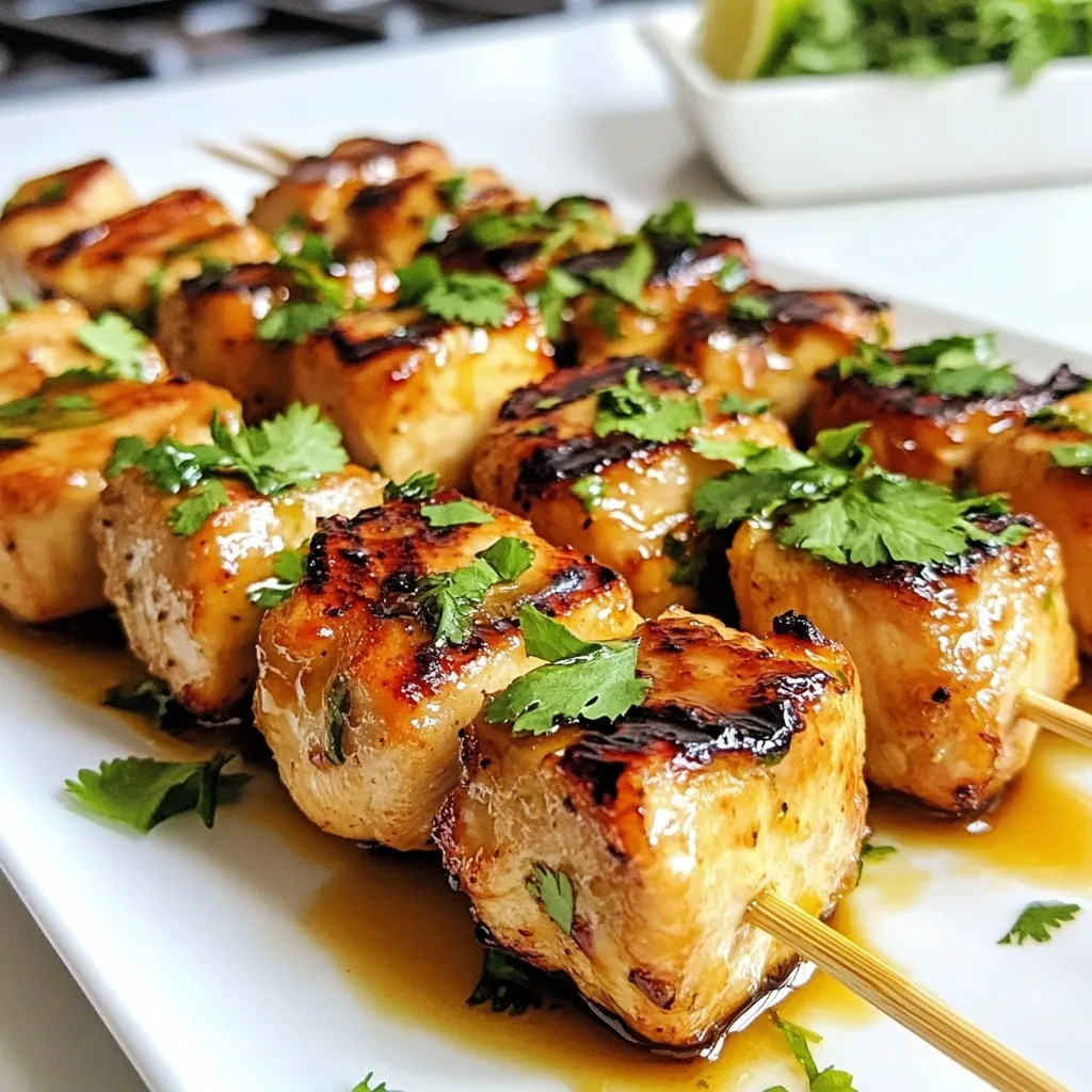 Honey Lime Chicken Skewers Simple and Tasty Recipe