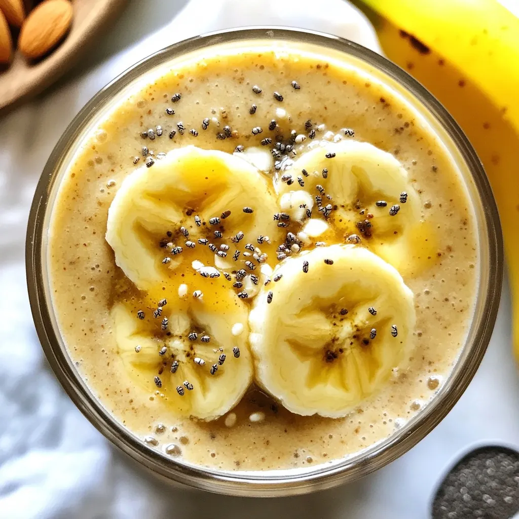 Almond Butter Banana Smoothie Simple and Tasty Treat