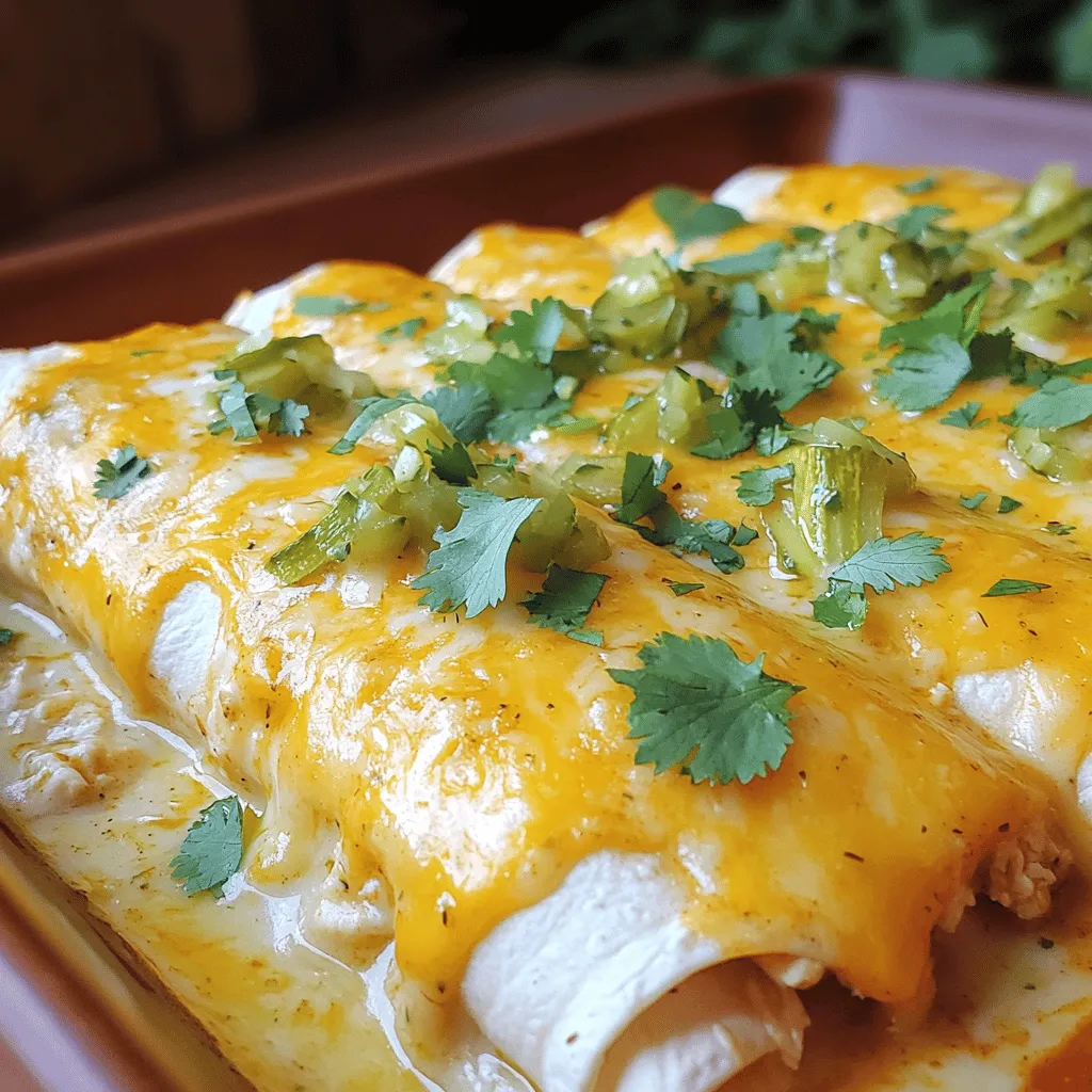 Pickle Ranch Chicken Enchiladas Flavorful Dinner Idea