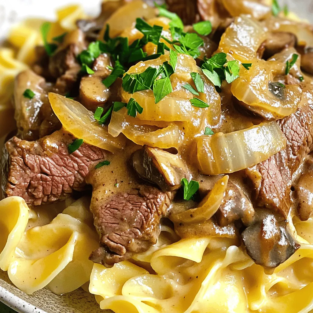 Classic Beef Stroganoff Flavorful and Hearty Meal