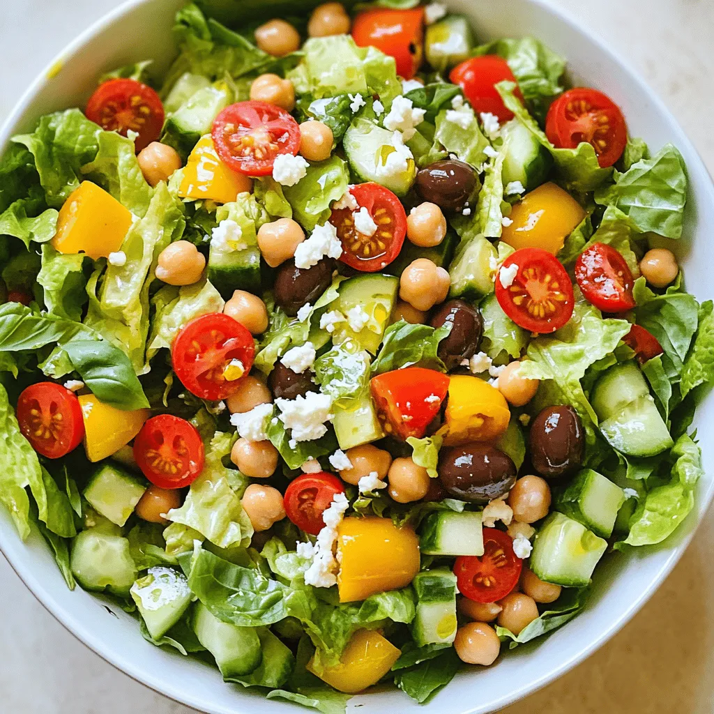 Classic Italian Chopped Salad Fresh and Flavorful Mix