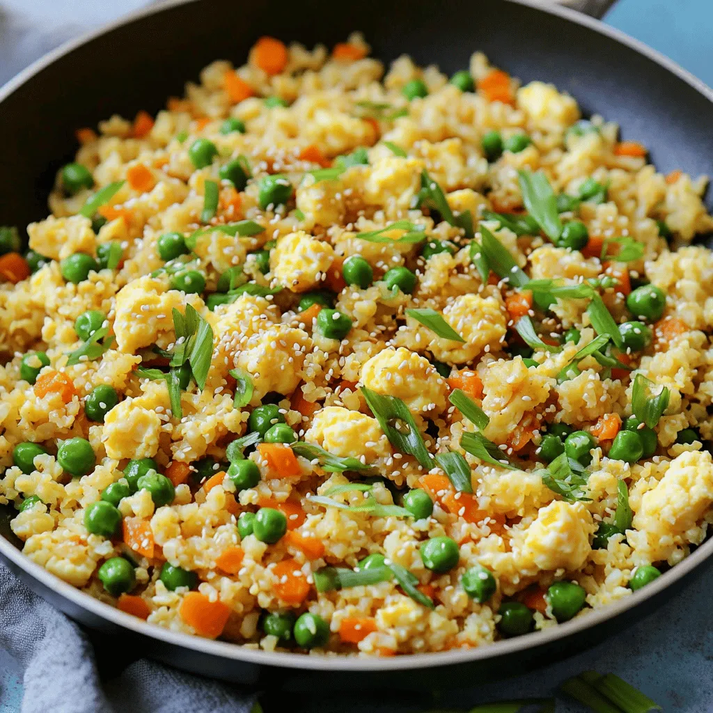 Cauliflower Fried Rice Flavor-Packed Healthy Dish