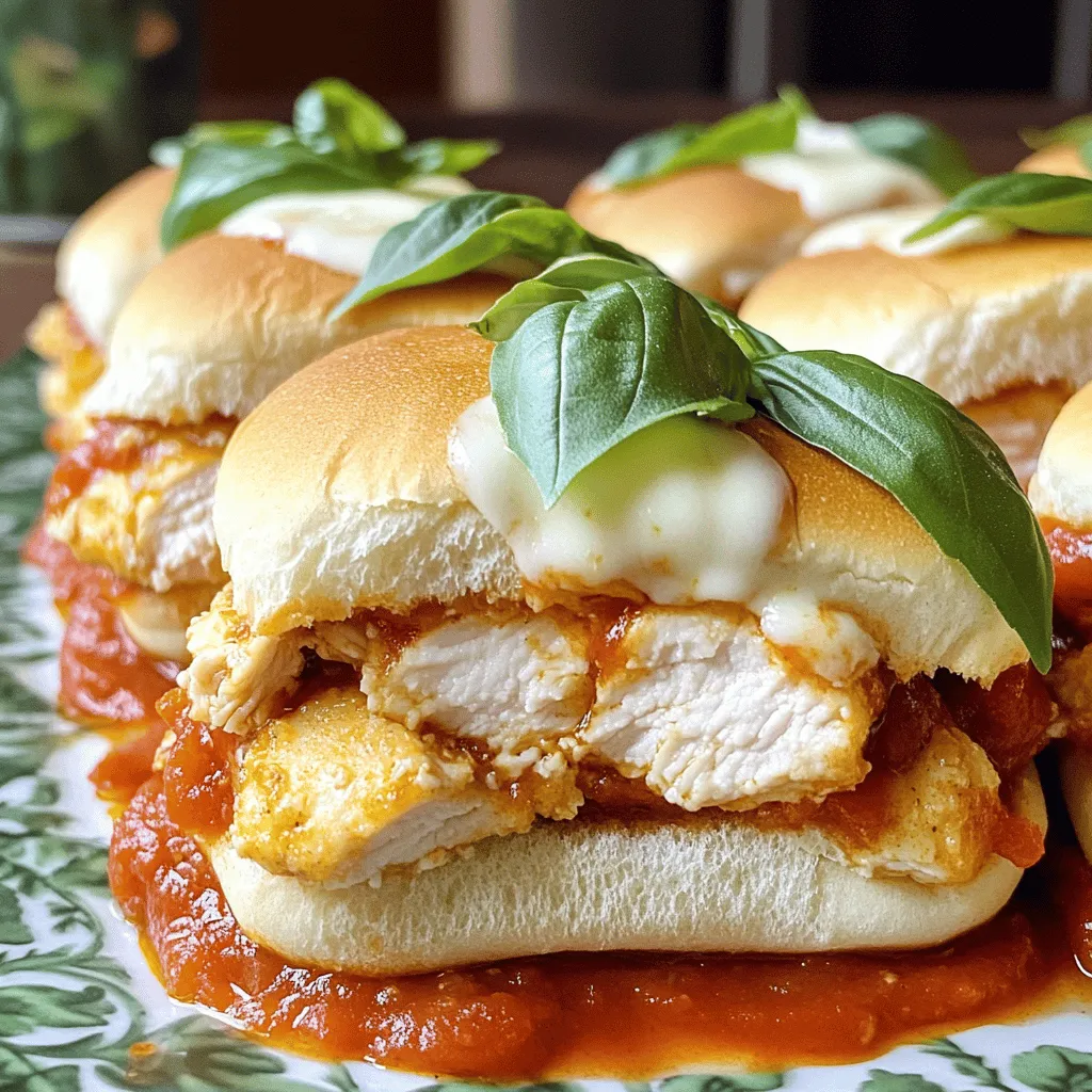 Easy Chicken Parmesan Sliders Tasty and Quick Treat