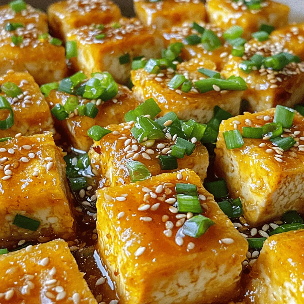 Crispy Honey Garlic Tofu Flavorful Plant-Based Dish