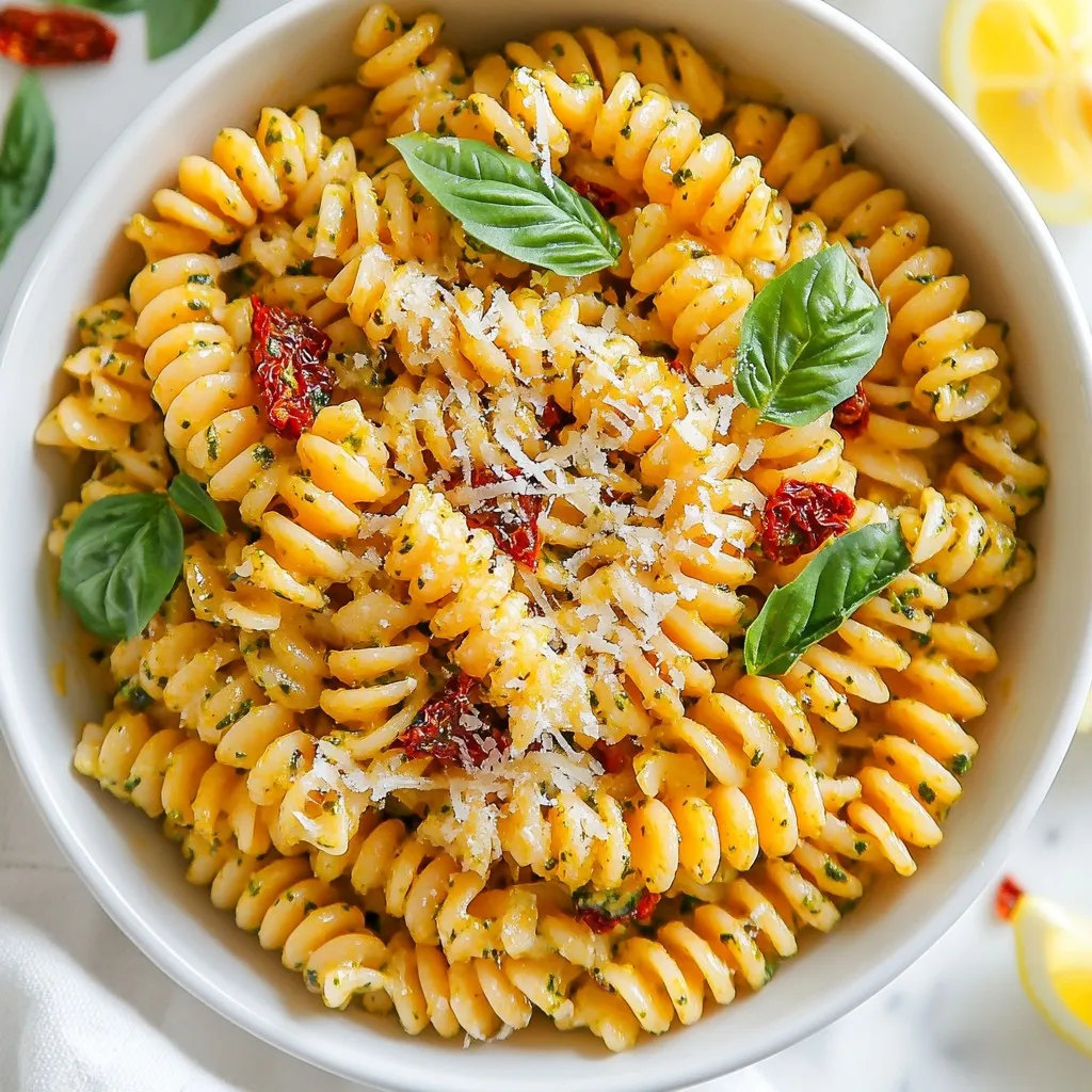 Sun-Dried Tomato Pesto Pasta Quick and Flavorful Meal